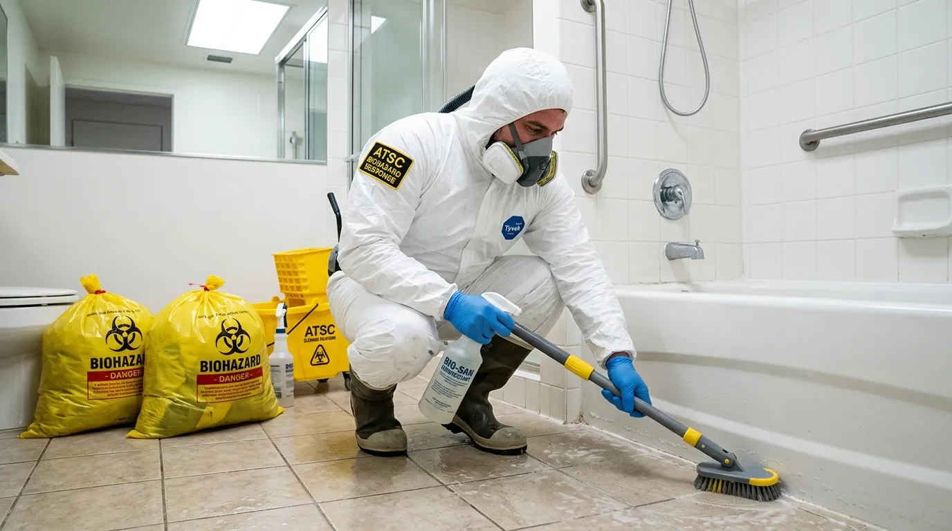 Decontamination equipment deployed for Blood Cleanup in Archbald